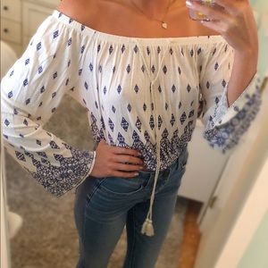 H&M Long-Sleeved Crop Top